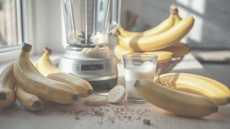 Jak zrobić lody bez cukru z bananów?