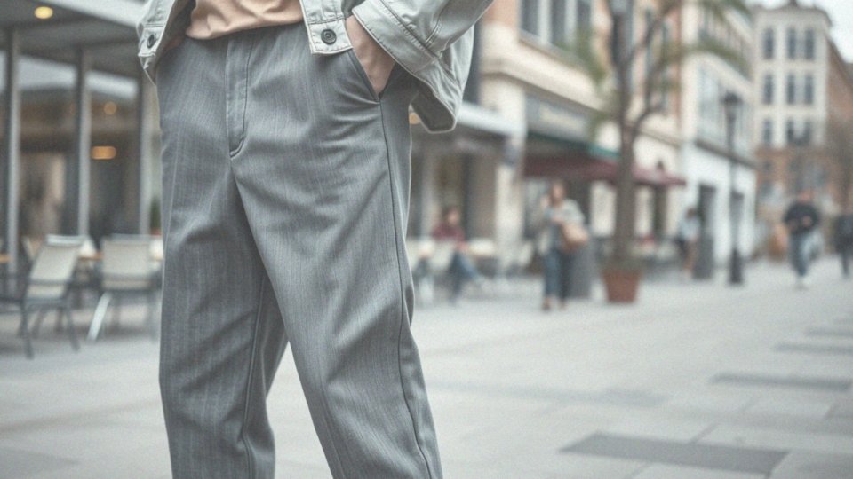 Jakie są najważniejsze trendy modowe związane z szarymi spodniami?
