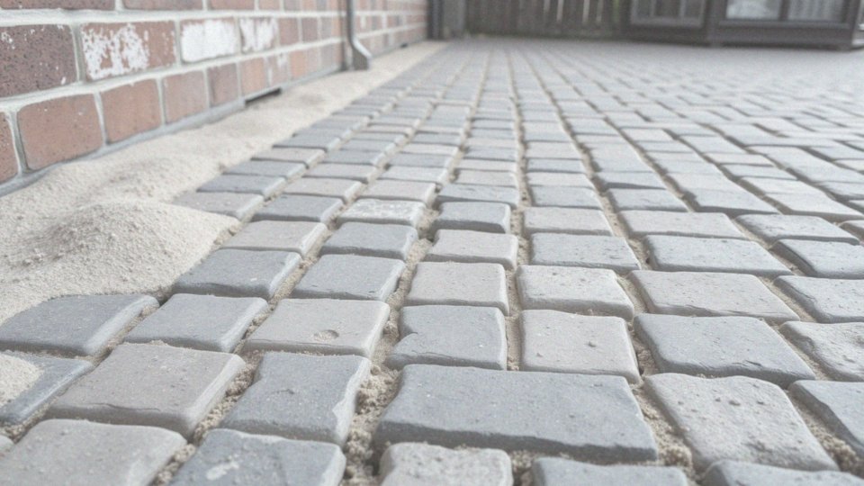 Jakie są wymagania dotyczące wypełniania szczelin w kostce brukowej?