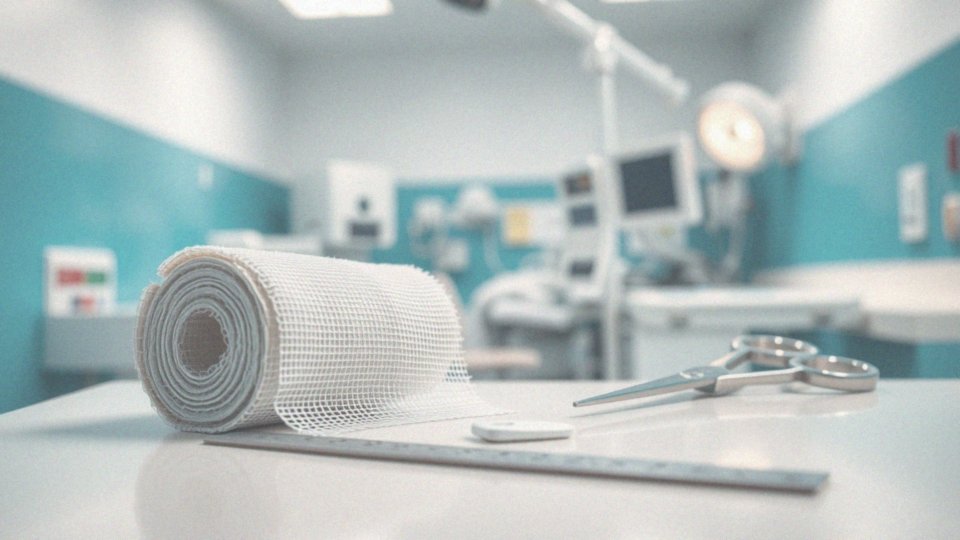 Jak dostosować opatrunek siatkowy do rozmiaru rany?