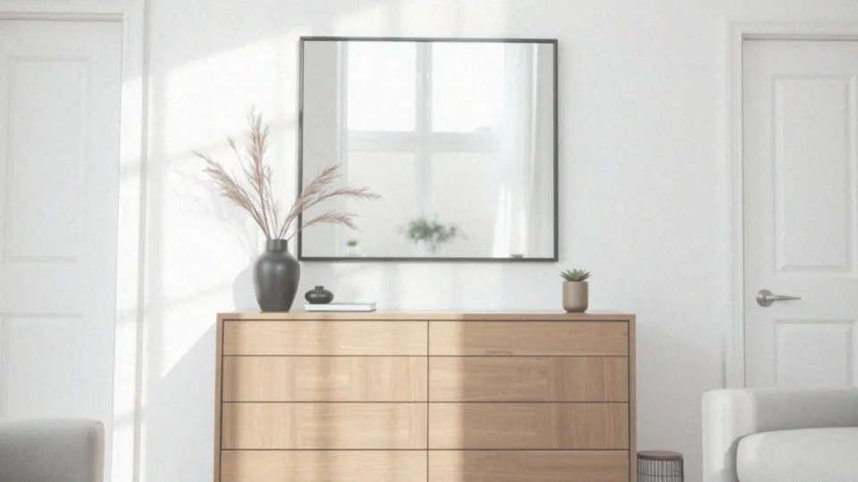 Lustro w salonie nad komodą – jak wybrać idealne rozwiązanie?