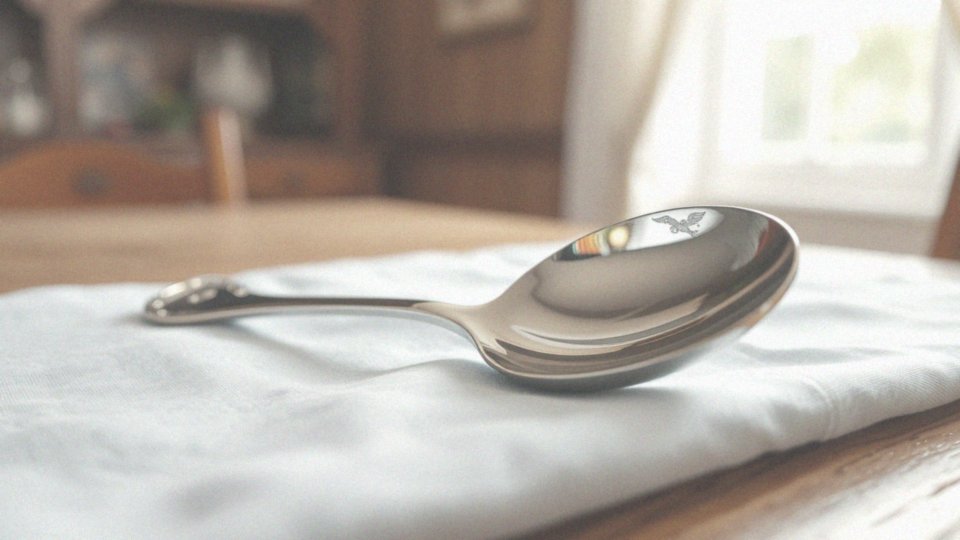 Srebrna łyżeczka na chrzest – wyjątkowy prezent z symbolem szczęścia